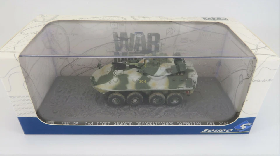 SOLIDO WAR MASTER 1:72 AUTOBLINDO LAV 25 USA (2005) ART S7200506 - Immagine 2 di 2