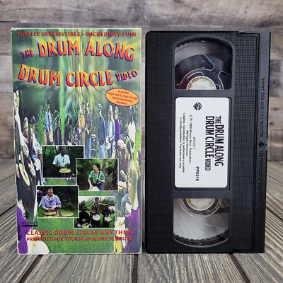 Drum Along Drum Circle (VHS, 2000) Learn Classic Hand Rhythms Conga Bongo Djembe