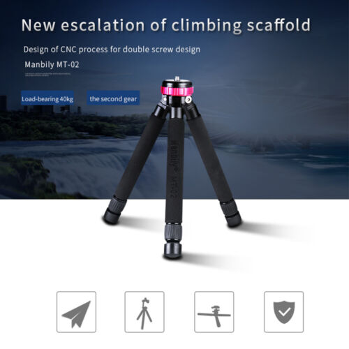 Manbily Tripod Stand Aluminum Alloy Camera Tripod Holder for DSLR Camera - Picture 6 of 10