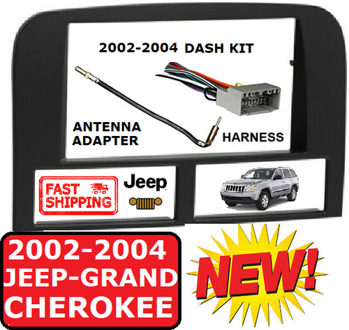 DOUBLE DIN CAR RADIO STEREO DASH KIT 
