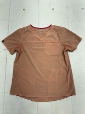 Scrubstar Peach Colored Short Sleeve Scrub Top Womens Size Medium