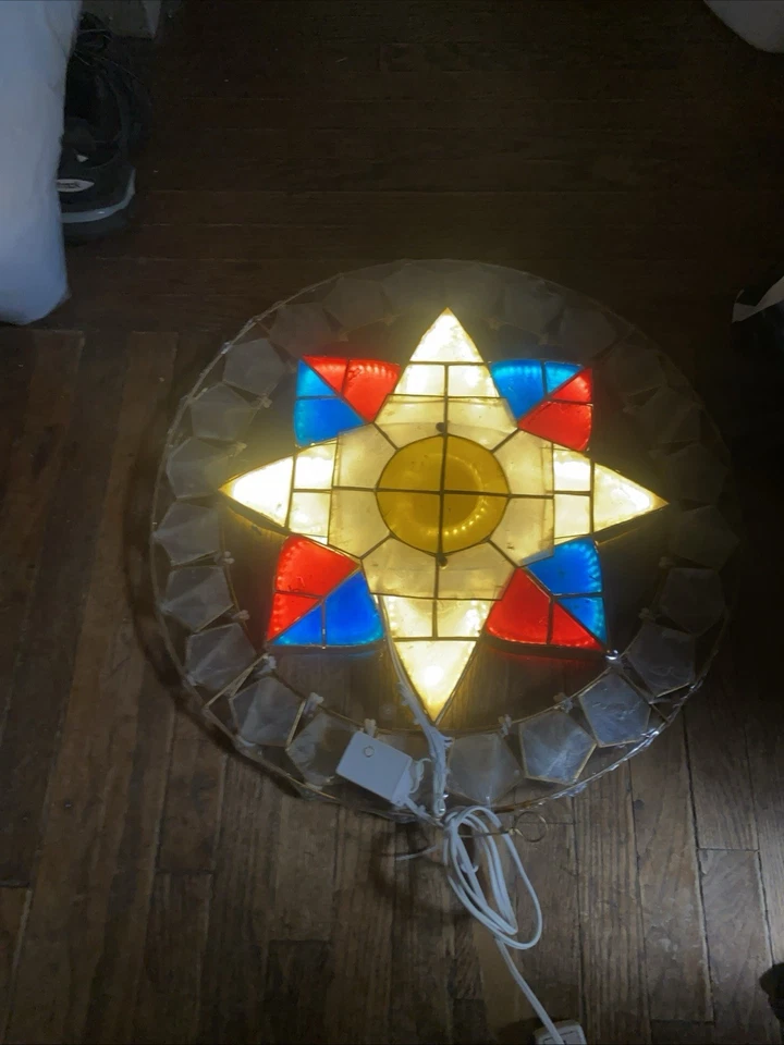 Christmas Capiz Parol LED Lantern Filipino 2024 FE08 size 24” US Seller 🇺🇸 - Image 3 of 4