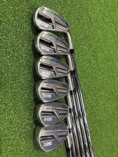 Set De Fers TaylorMade SLDR 9 Pièces (4-PW, AW, SW) - Droitière, Shafts NS PRO 930GH Rigides, Occasion Modérée