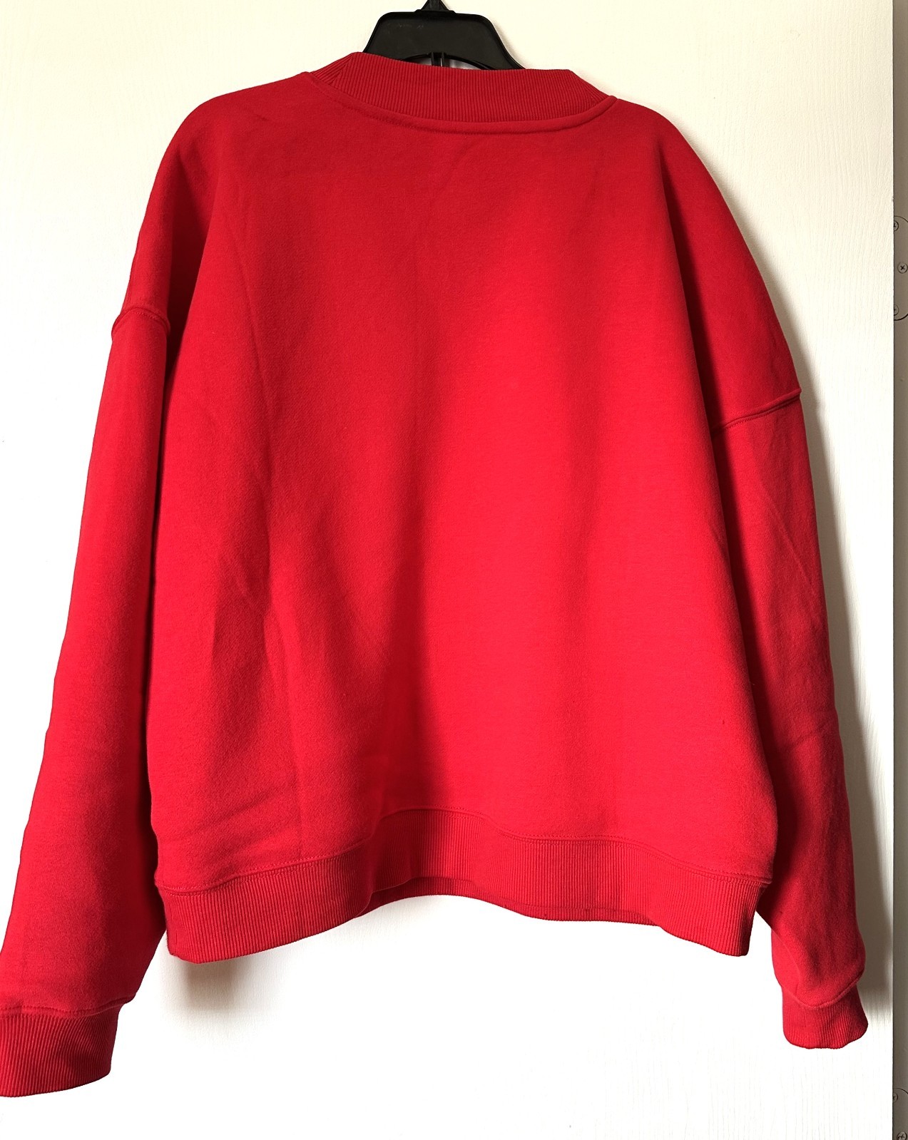 DKNY  RED Exploded Rhinestone LOGO Pullover Fleec… - image 6