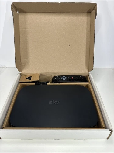 Sky Q TV Box 1TB ES130 Box, Sky Branded Power Lead, HDMI, Remote BOXED VGC