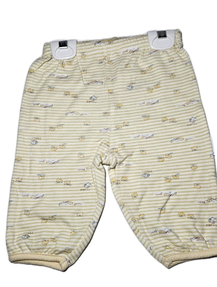 Nuevo Traje de 3 a 6 Meses Vitaminas Bebé 3 Piezas Pollitos Amarillos Pascua De Colección Foto 4 de 4