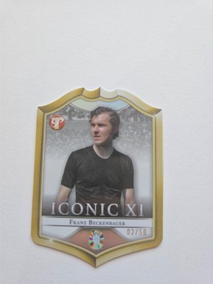 Topps Pristine Road To UEFA Euro 2024 Iconic XI Die Cut Beckenbauer 02/50