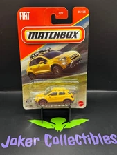Matchbox 2026 Yellow 2016 Fiat 500X 01/125