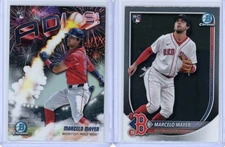 2025 Bowman Chrome Marcelo Mayer RC 2 Card Lot