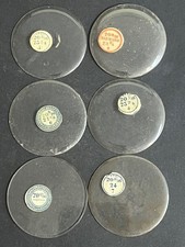 LOT OF 6 GLASS POCKET WATCH CRYSTALS SIZE 20 REPLACEMENT PARTS