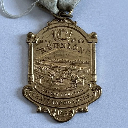 UCV Reunion Badge Chattanooga TN 1913