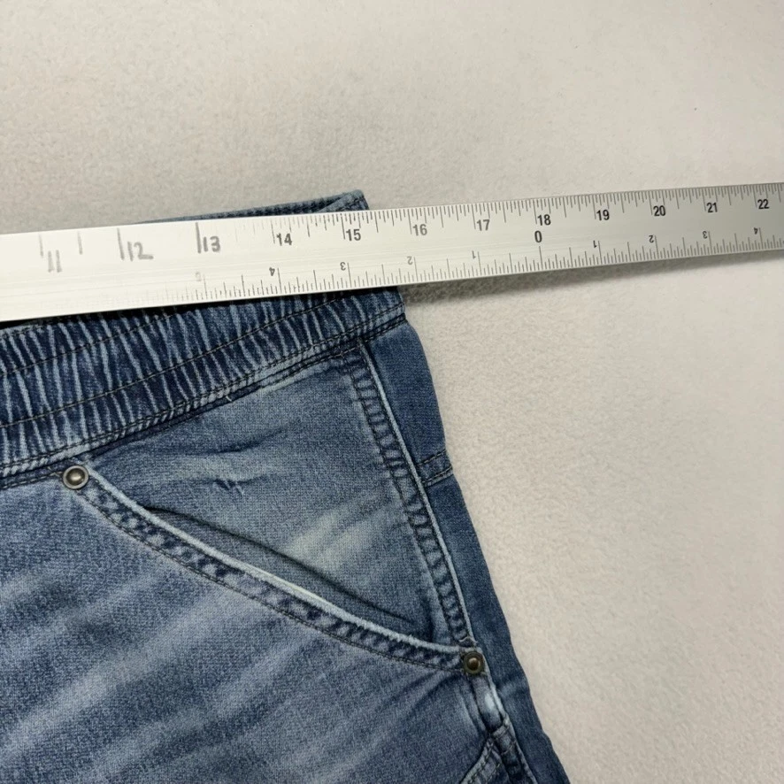 Jeans masculino G Star cru 28x32 compatível com 30x30 azul denim 5620 3D esporte cônico reto - Imagem 4 de 4