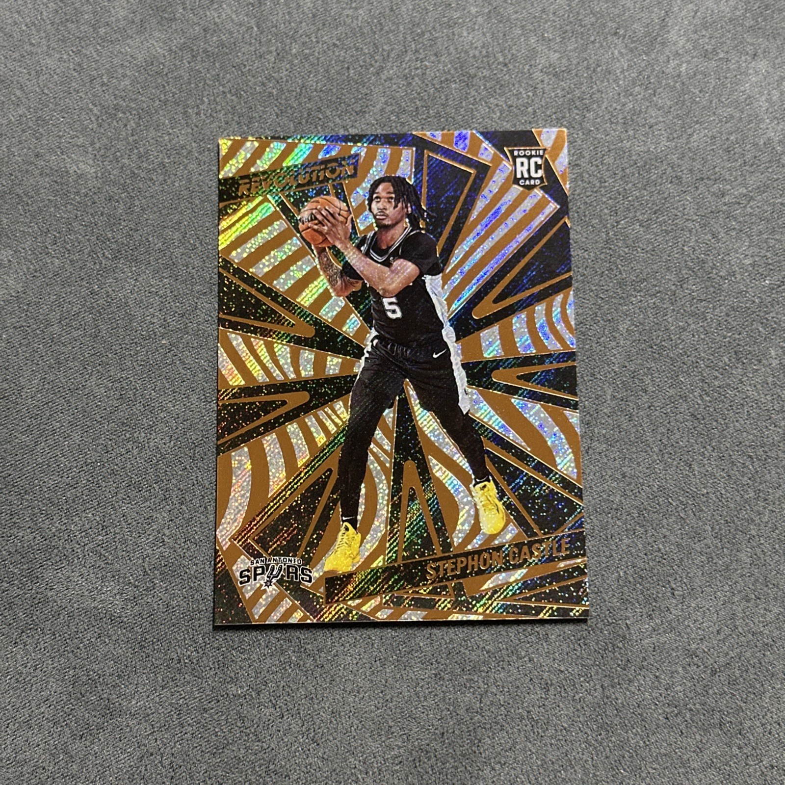 Stephon Castle 2024-25 Panini Revolution Rookie Card Spurs #116