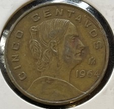 1964 M 5 Cinco CENTAVOS MEXICO Estados Unidos Mexicanos - KM 426