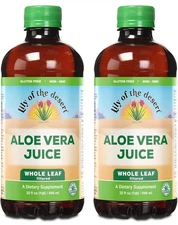 Lily of the Desert Aloe Vera Juice - Whole Leaf (Filtered)  32 fl.oz - 2 PACK