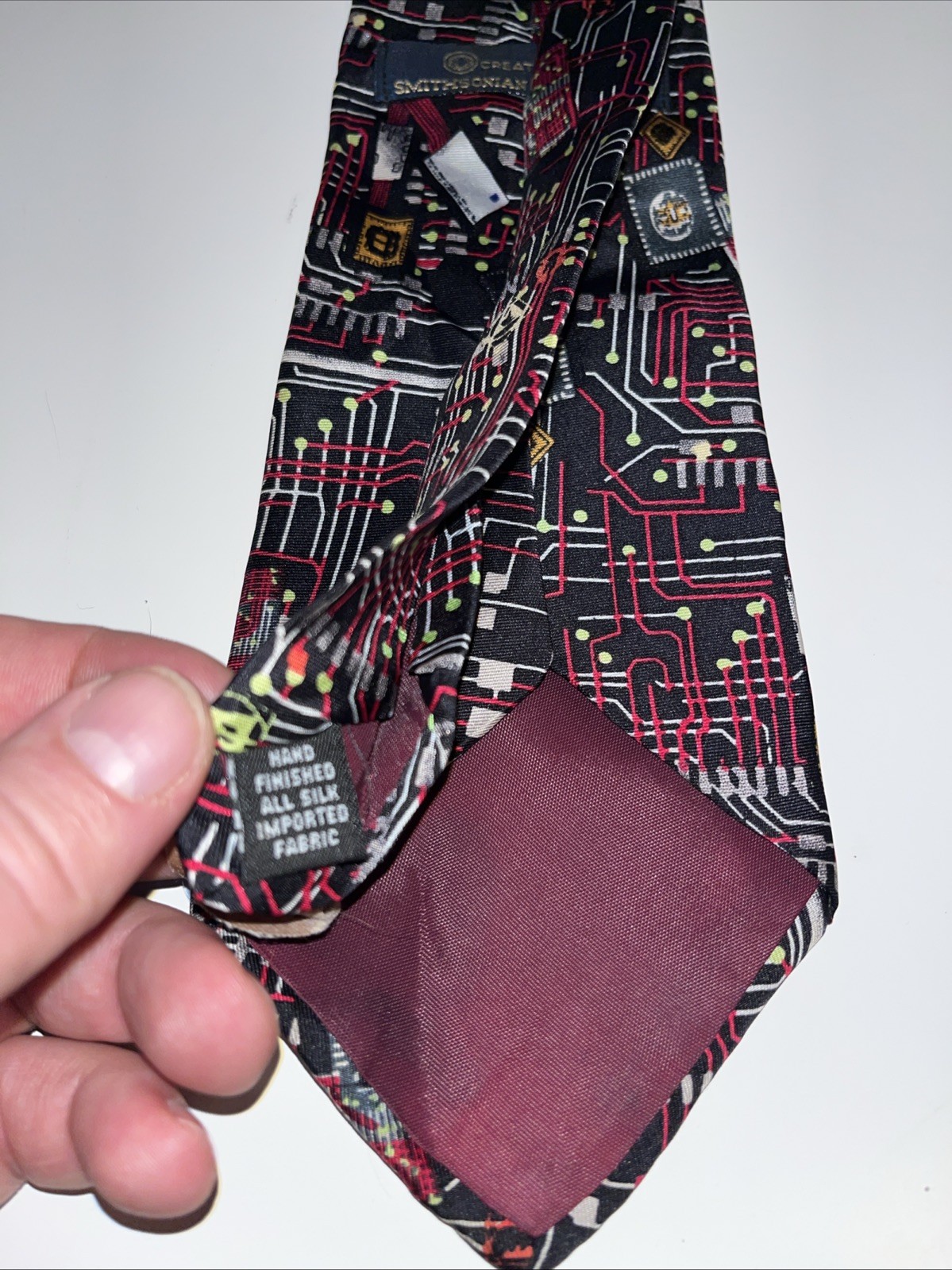 Smithsonian Institution Tie Computer Circuits Nec… - image 7