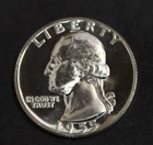 1955 Washington Quarter Gem Proof............Lot 5750