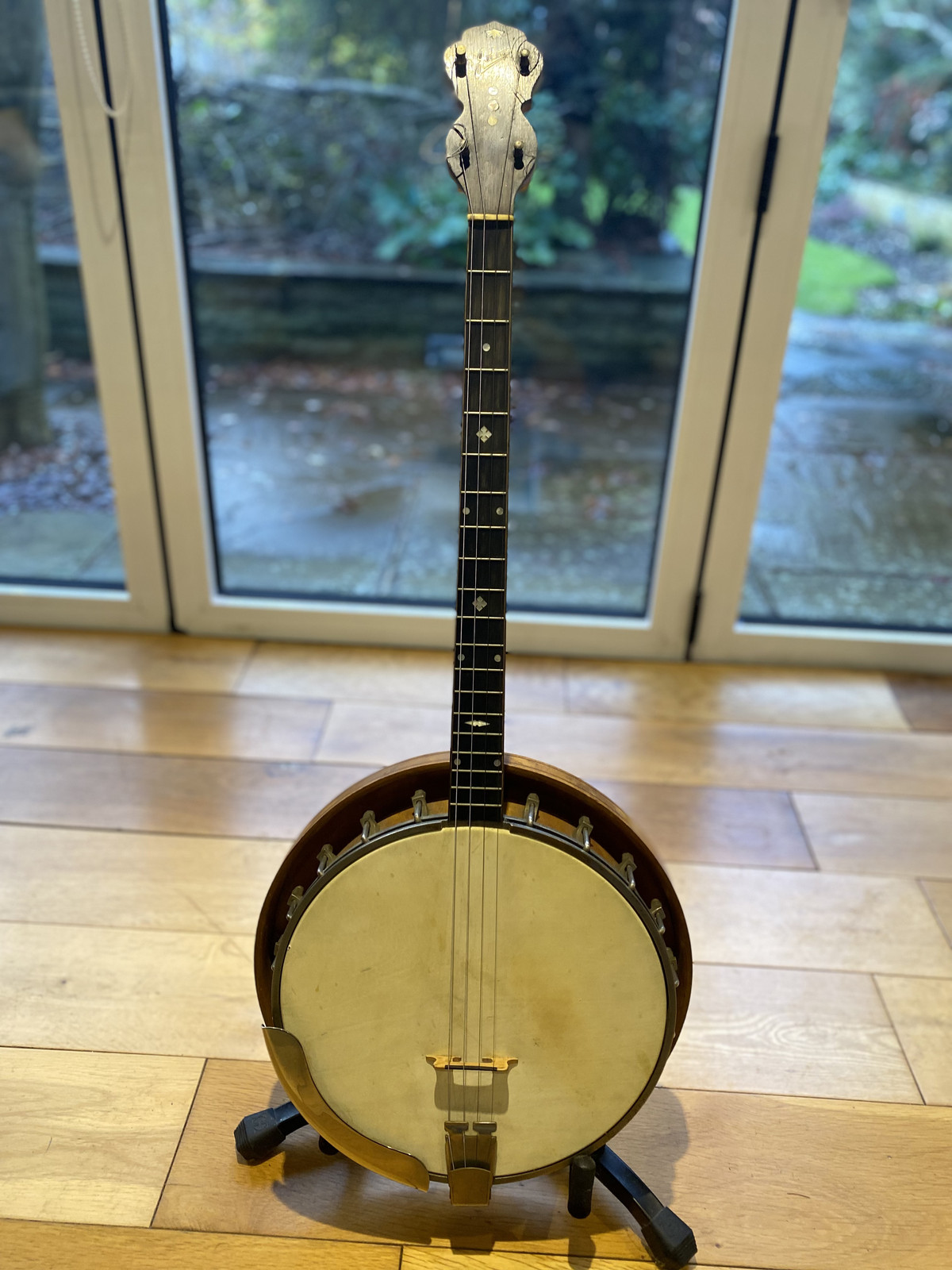 1930s Vintage 4 string Jedson Tenor Banjo and original Hard  Case