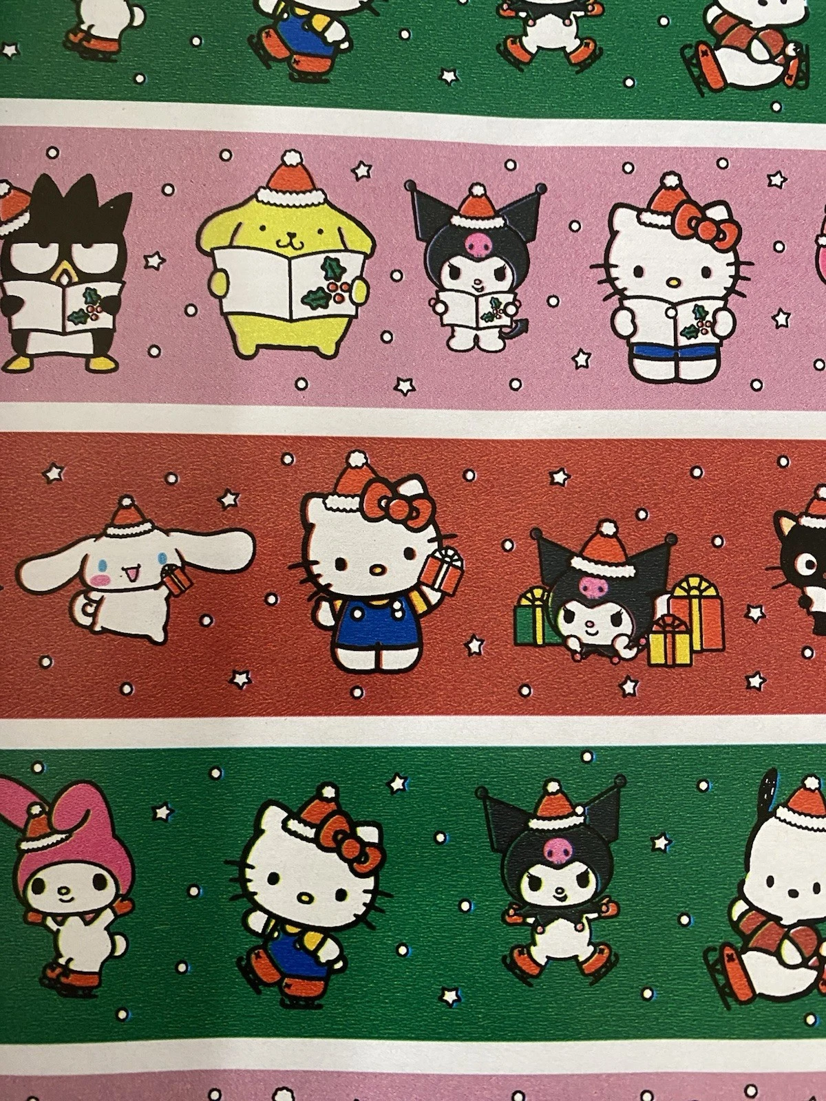 HELLO KITTY And FRIENDS Christmas Wrapping Paper