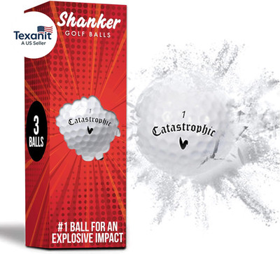Exploding Balls - Prank Balls That Explode on Impact - Funny Joke for Golfers (S