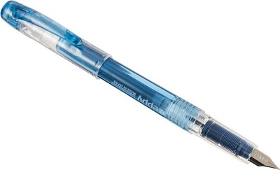 PLATINUM Preppy Füllfederhalter 02 extra fein blau schwarz, PSQ-400#3, 1 Stück (