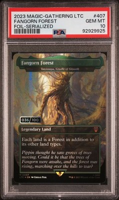 2023 FOIL-SERIALIZED #407 FANGORN FOREST 36/100 PSA 10 | eBay