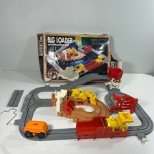 Tomy Big Loader Construction track Set Vintage 1970s Palitoy Retro Boxed diggers