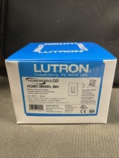 Lutron Homeworks QS HQWD-W6BRL-WH Wired 6 Button Keypad HQWA / HQWD WHITE