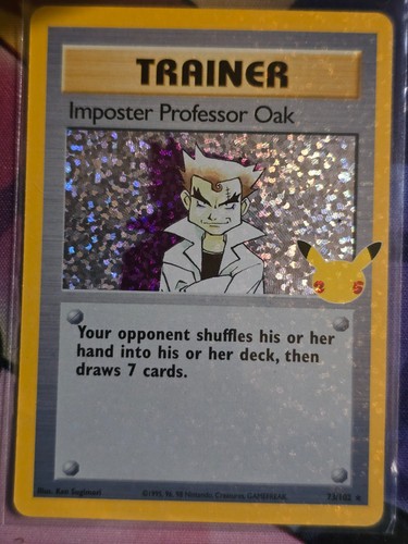 Pokemon Celebrations Classic Collection Imposter Professor Oak 73/102