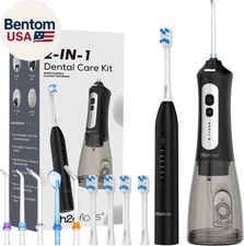 Sonic Electric Toothbrush and Water Flosser Combo, Rechargeable 2000Mah Toothbru