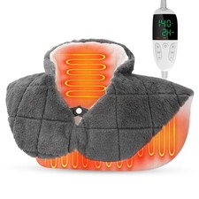 Heating Pad for Neck and Shoulders Pain , Weighted Neck Heating Pads, 24 x 20...