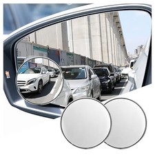 2 PCS Blind Spot Mirrors, 3" Wide-Angle Round Auto Rear View Convex Mirrors for