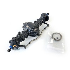 JDM Differential Metal Front Through Axle for 1/14 RC Tractor Truck LESU Tamiye