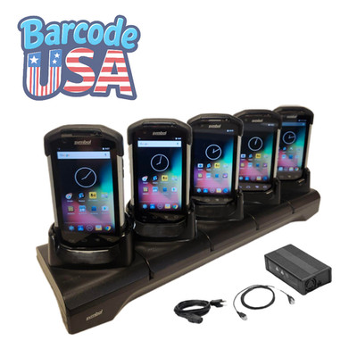  SET OF 5 Zebra/Symbol TC70 Handheld Barcode Scanners Android 5 +Cradle !  