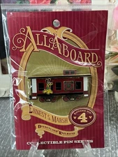 Disney Pin - DLR All Aboard Ernest S. Marsh Train Pluto in Caboose 13641 LE