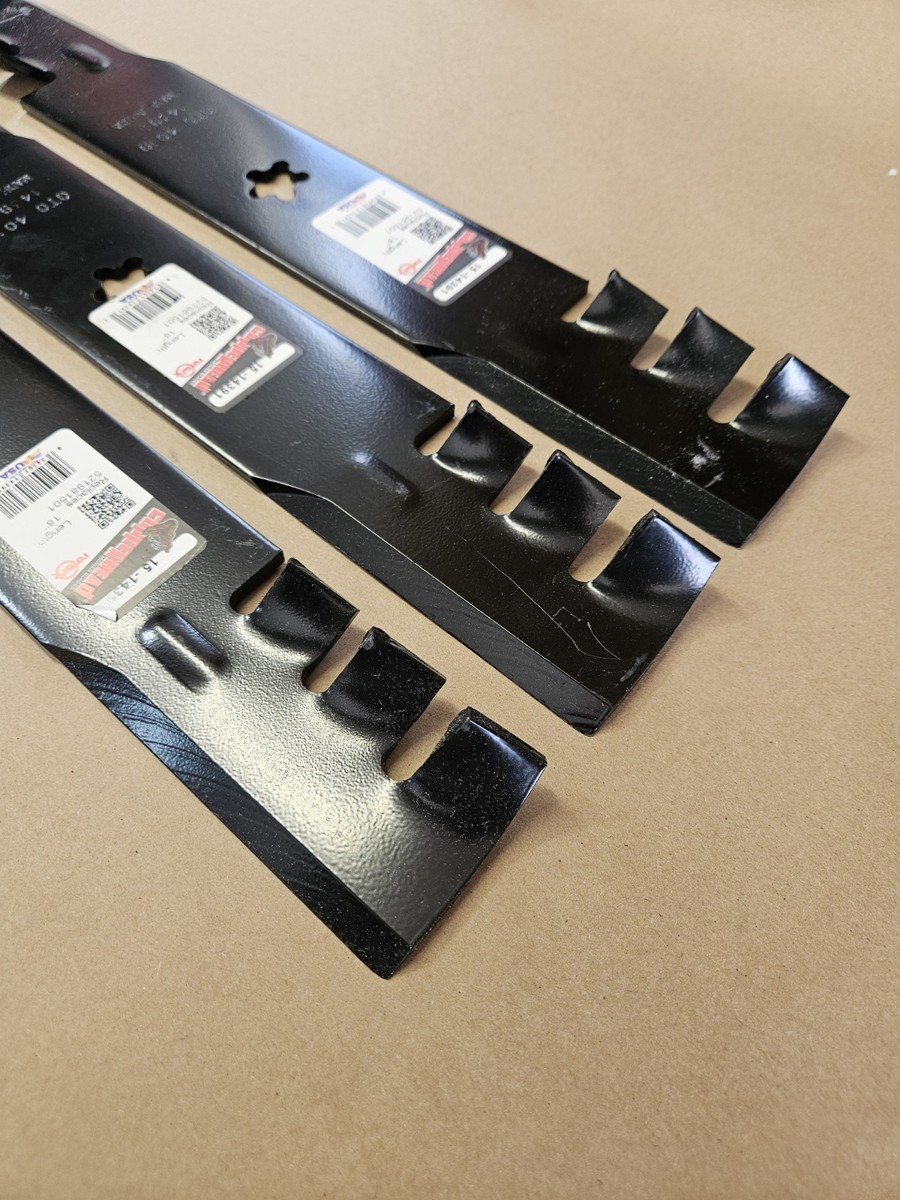 New 3 Pack Mulching Blades fits Husqvarna MZ5225ZT 52