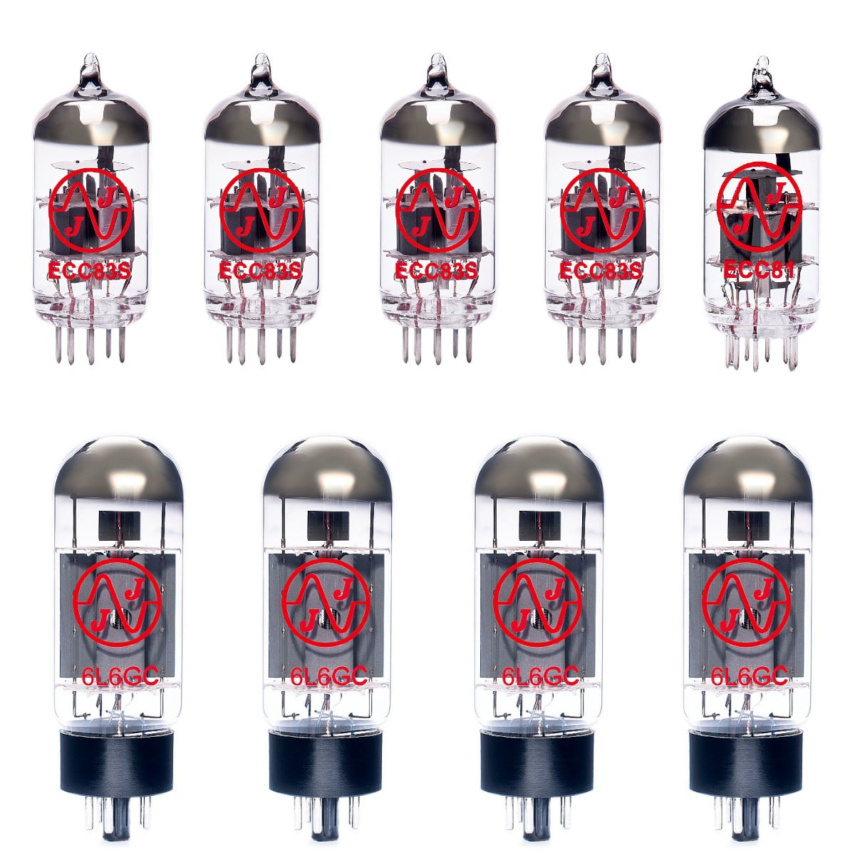 4 x ECC83 and 1 x ECC81 4 x Matched 6L6GC Valve Kit 50