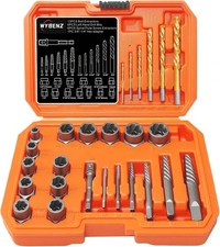 26PCS Screw Bolt Extractor and Left Hand Drill Bits Set, Easy Out Screw Extra...