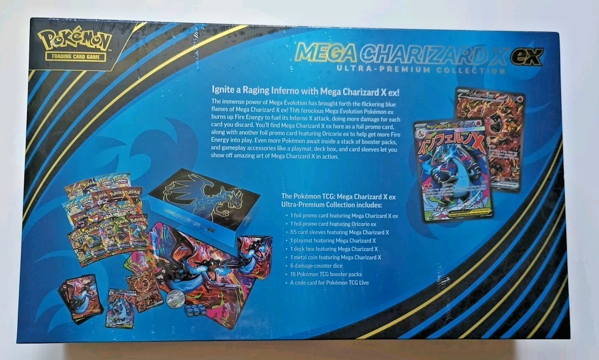 Pokemon TCG: Mega Charizard X ex Ultra-Premium Collection READY TO