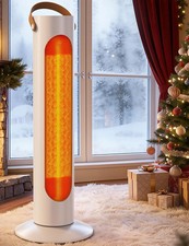 Outdoor Heaters for Patio w/4 Modes, 350Sq.ft 1S Heating, 1500W PTC Ceramic E...