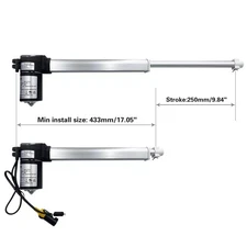Power Recliner Lift Chair Motor Model KDYJT013 KDYJT013-105 Linear Actuator