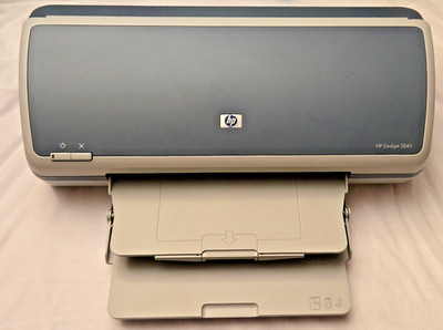 HP Deskjet 3845 Color Inkjet Desktop Photo-Quality 4800 DPI Printer, used