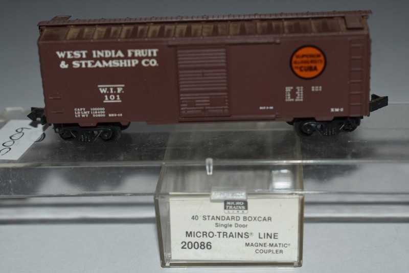 SALE N Scale MTL West India Fruit Co 40' Single Door Boxcar 101 C57853
