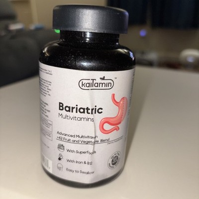 Bariatric Multivitamins with Iron & B12 For Post-Bariatric Surgery 120 Capsules