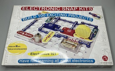 Electronic Snap Kits 100 Projects Electronics 101 Radio Shack 28 286 Complete!! 
