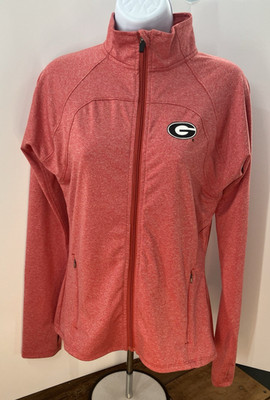 Rivalry Threads University of Georgia (UGA) Full Zip Jacket Heather Red Women M