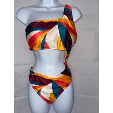 Kona Sol swimsuit - one piece. bikini. one shoulder. beach. vacation. L - NWT