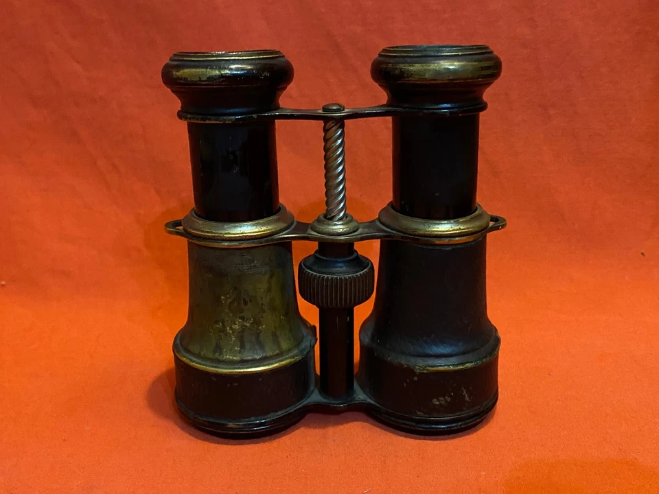 Antique Binoculars Ottokar Spitra Prague WW1 Military Clear Lens 1842-1901 - Image 4 of 4
