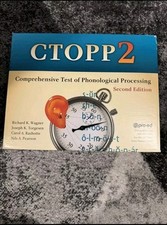 CTOPP2 - Comprehensive Test Of Phonological Processing 2nd Edition Complete Kit