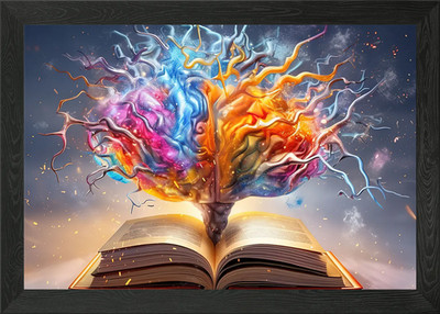 Biologisches Experimentbuch Gerahmtes Wandbild Poster Leinwanddruck Bild